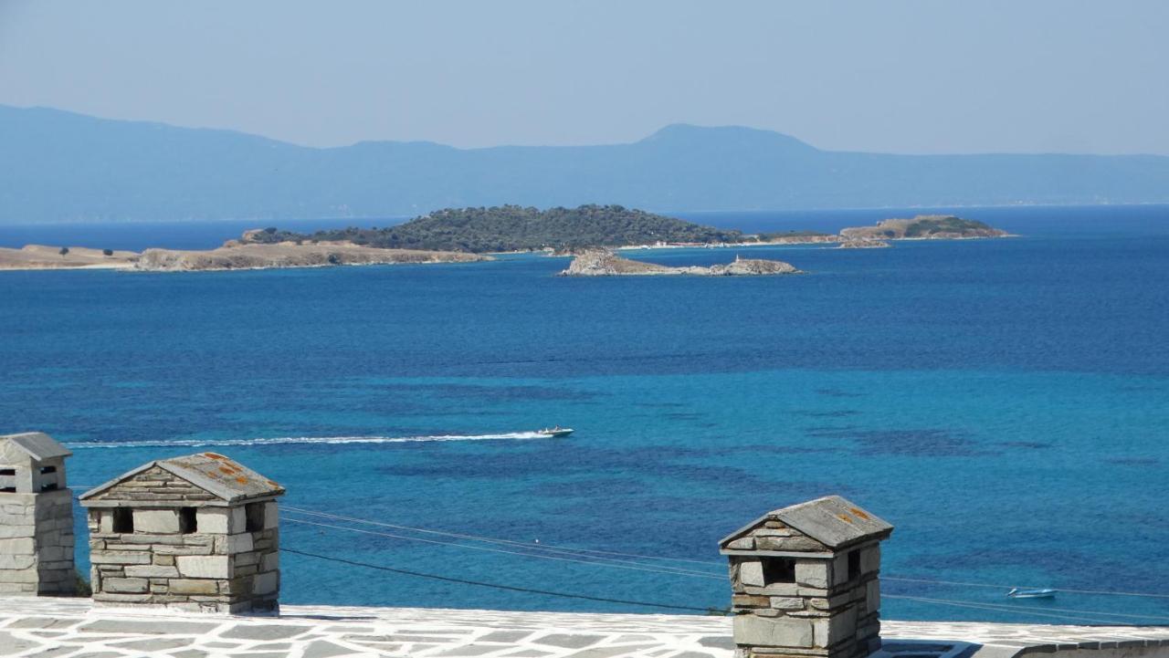 Ferienwohnung House With Marvelous View Ouranoupoli Exterior foto