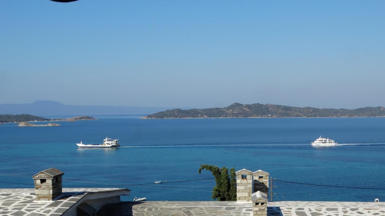 Ferienwohnung House With Marvelous View Ouranoupoli Exterior foto